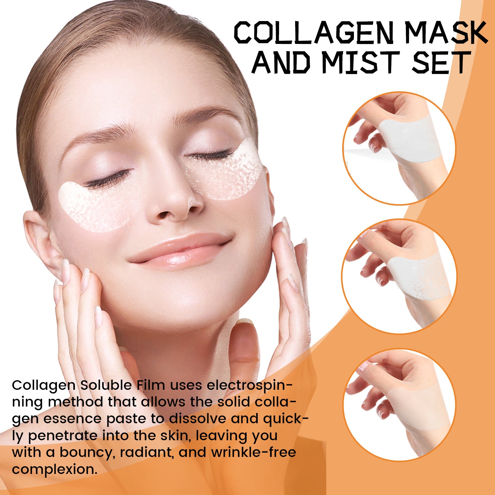 Collagen Eye Mask Spray Set - Revitalize Your Eyes