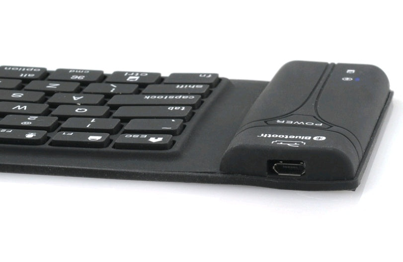 Bluetooth folding silicone keyboard Foldable silicone 