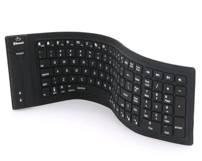 Bluetooth folding silicone keyboard Foldable silicone 