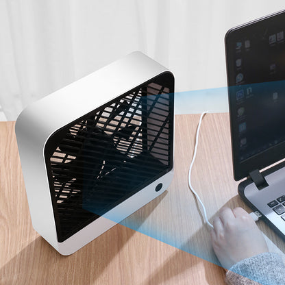 Square Simple Household USB Charging Fan Summer Portable Fan