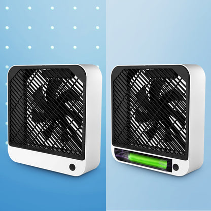 Square Simple Household USB Charging Fan Summer Portable Fan