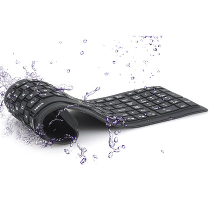 Bluetooth folding silicone keyboard Foldable silicone 