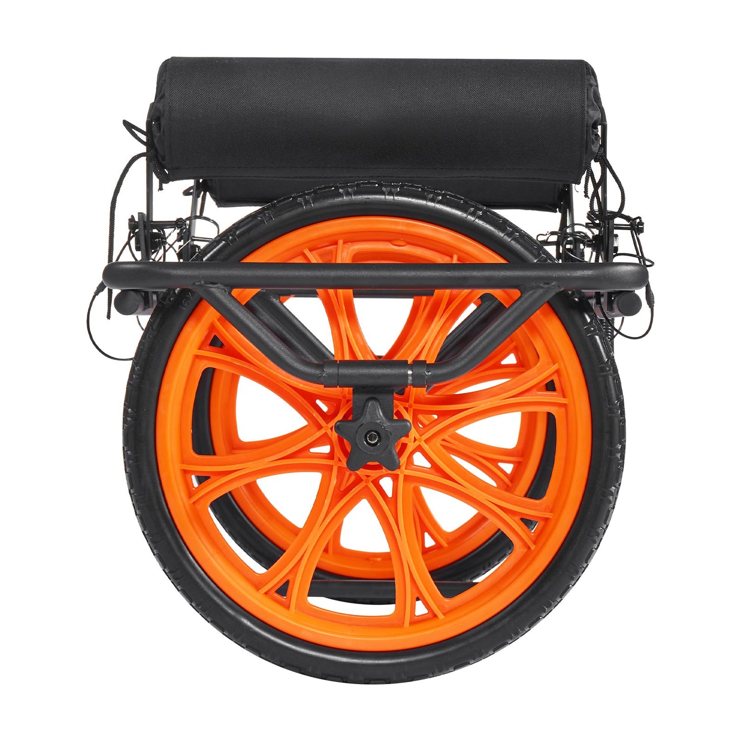 Kayak Cart, 330 Lbs Load Capacity, Canoe Cart Dolly With 15-inch Solid Rubber Tires &amp; Kickstand, Assembles &amp; Disassembles Within Seconds, Paddle Board Trolley For Kayaks, Canoes, Paddleboards