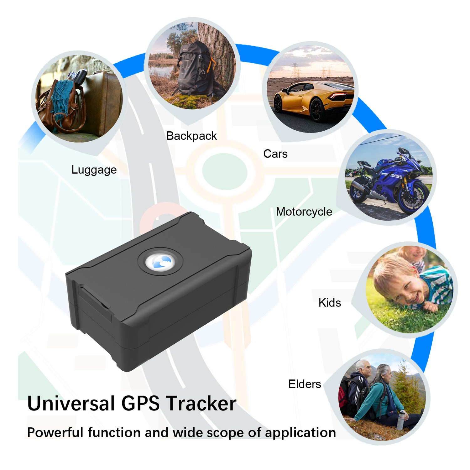 Anti-Theft Hidden GPS Tracker With Remote Control Real-Time Vehicle Tracker For Car, Truck, Motorcycle &amp; Luggage, Subscription Required