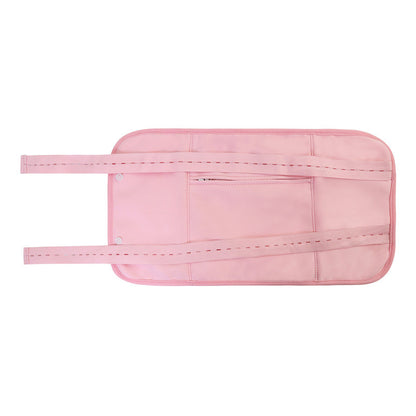Abdominal Care With Self-help Conditioning Auxiliary Belt in pink color for health massage.