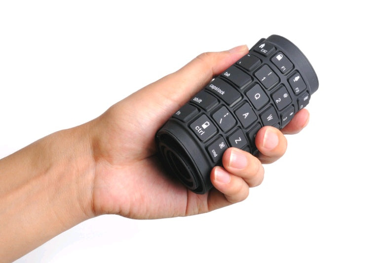 Bluetooth folding silicone keyboard Foldable silicone 