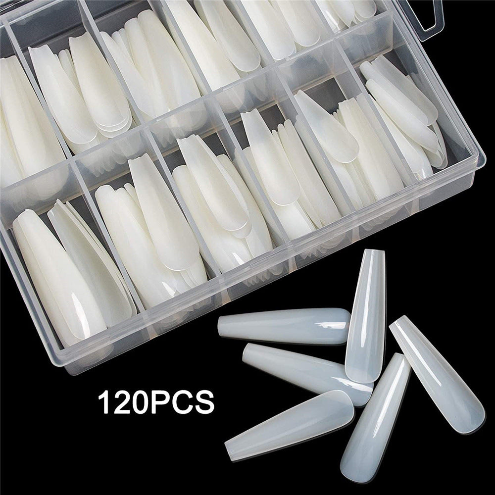 Nail Tools False Fingers Long Trapezoid Ballet Nail Patches