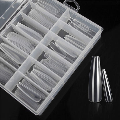 Nail Tools False Fingers Long Trapezoid Ballet Nail Patches
