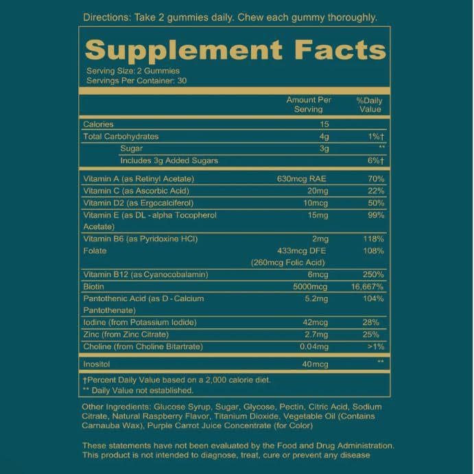 Hair Skin Gummies - Delicious &amp; Nutritious Supplement