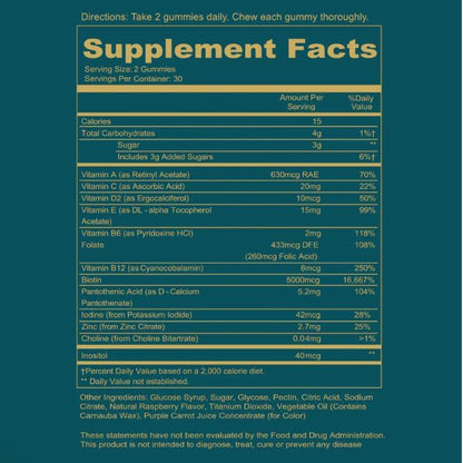 Hair Skin Gummies - Delicious &amp; Nutritious Supplement