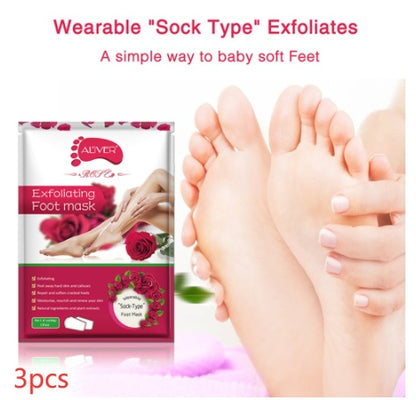 ALIVER Foot Mask Rose Foot Mask 
