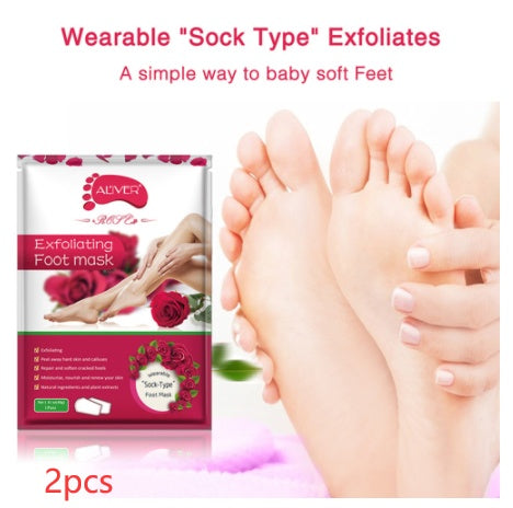 ALIVER Foot Mask Rose Foot Mask 
