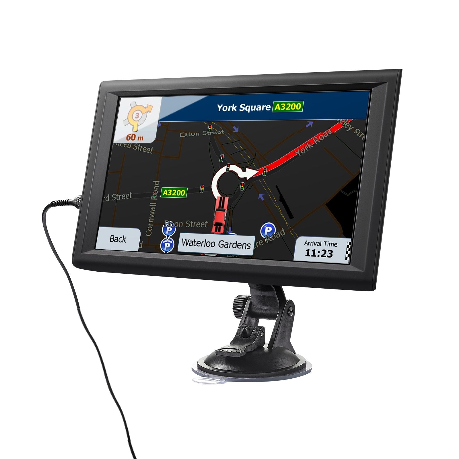 GPS Navigator For Car 9 Inch Touch Screen 16GB GPS Navigation System Dash Cam